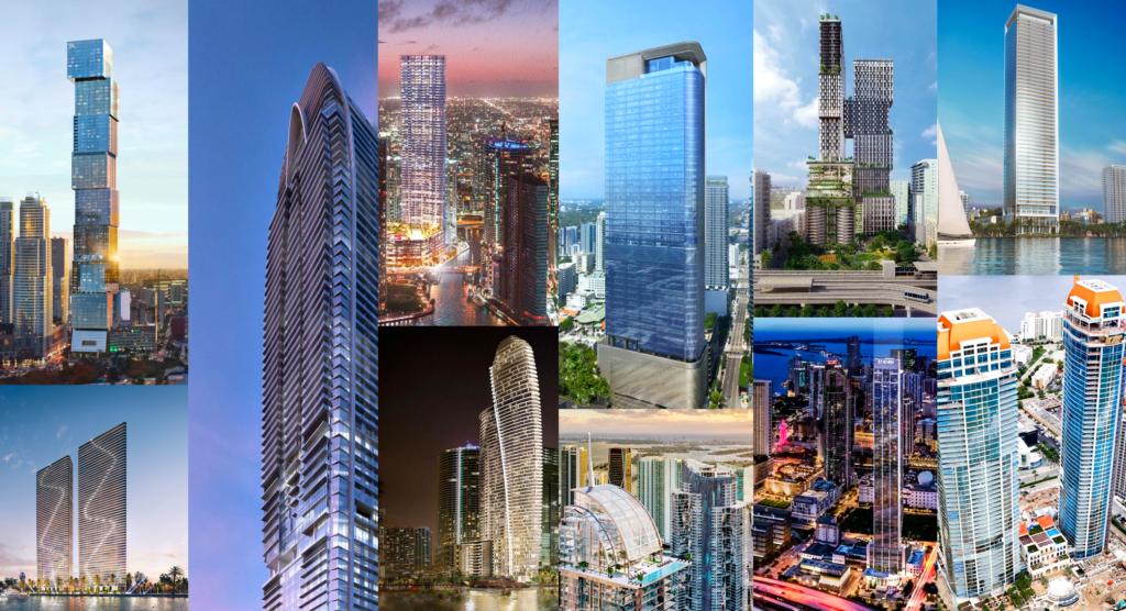 Las torres más altas en construcción en Miami en 2022