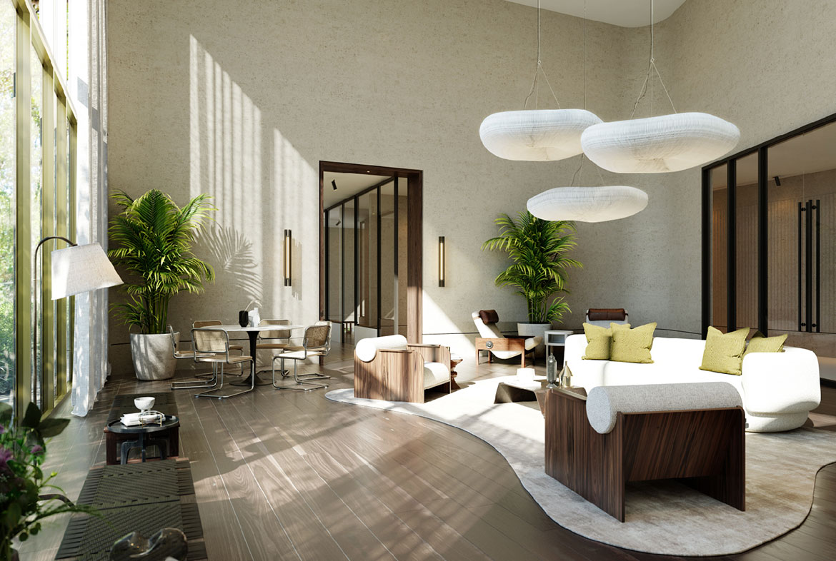 2200 Brickell, lobby